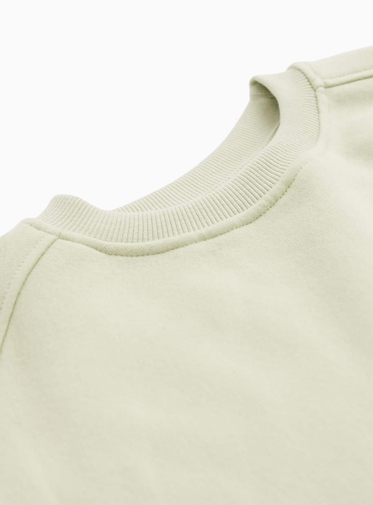 Light Green Crew Neck Sweatshirt 11 years - Image 2 thumbnail